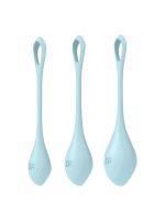 Набір йоні намистин Satisfyer Yoni Power 2 Light Blue, диаметр 2-2,5-3см, вес 22-44-73гр