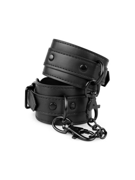 Поножі Bedroom Fantasies: Faux Leather Ankle Cuffs, чорні