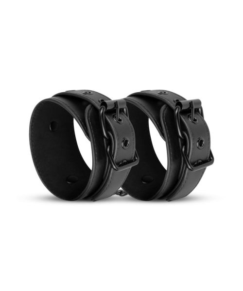 Поножі Bedroom Fantasies: Faux Leather Ankle Cuffs, чорні