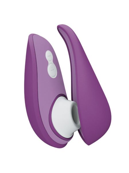 Вакуумний кліторальний стимулятор Womanizer Liberty 2 Purple, 8 режимів, магнітна кришечка