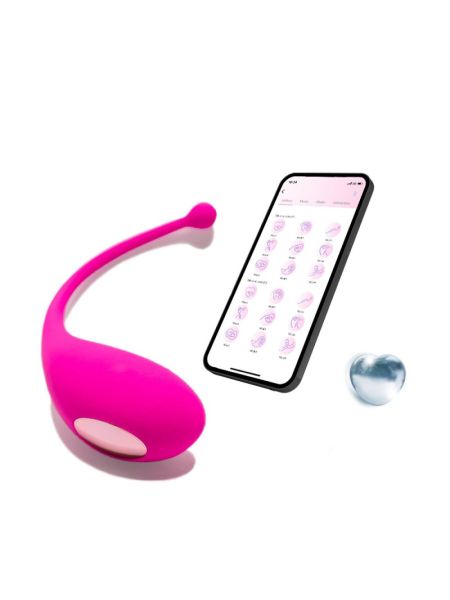 Смарт-віброяйце Adrien Lastic Palpitation Pink з глибокою вібрацією