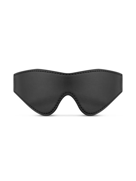 Маска Bedroom Fantasies: Faux Leather Blindfold, чорна