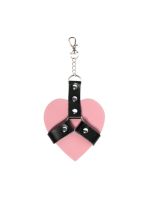 Брелок на карабіні для ключів Art of Sex Chained Heart, Рожевий