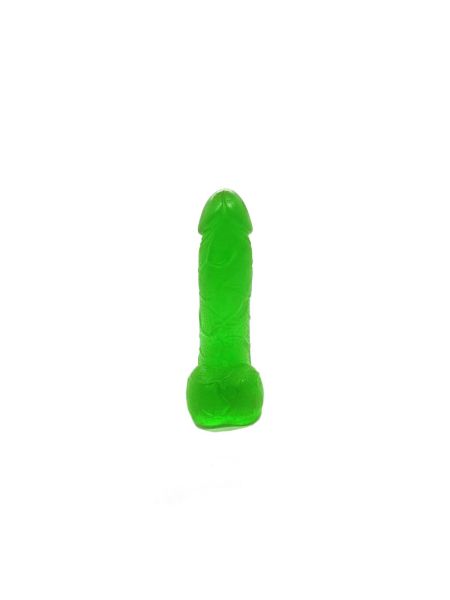 Мило у формі пеніса Чистий Кайф Green size S, крафтове мило-член, натуральне