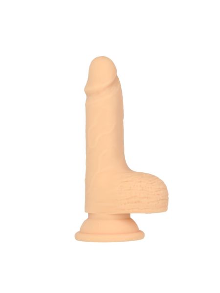 Фалоімітатор-пульсатор Naked Addiction 6.5″ Thrusting Dong With Remote, рухи вперед-назад, пульт ДК