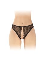Трусики з відкритим доступом Fashion Secret Victoria Black, мереживо