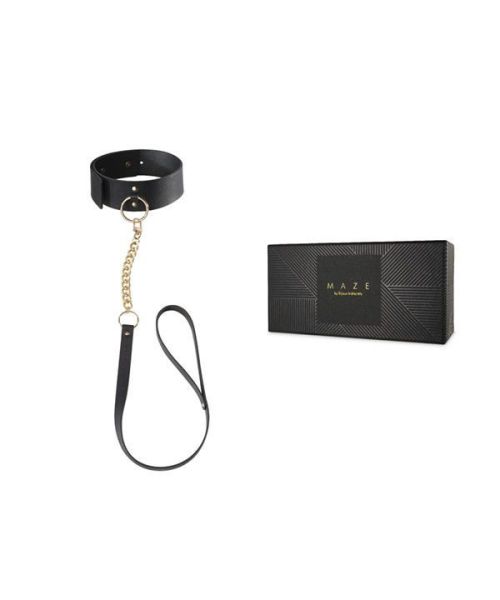 Чокер Bijoux Indiscrets MAZE – Wide Chocker Black