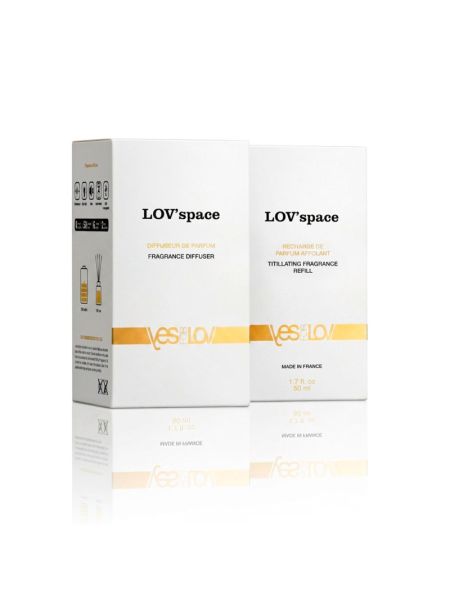 Ароматичний дифузор YESforLOV LOV'space + рефіл Titillating Fragrance Refill