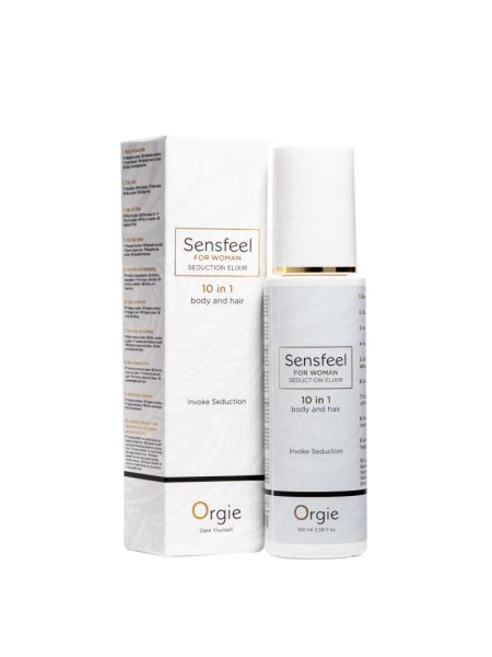 Лосьйон з феромонами для тіла та волосся Orgie – Sensfeel Seduction Elixir 10 in 1 for Woman (100 мл)