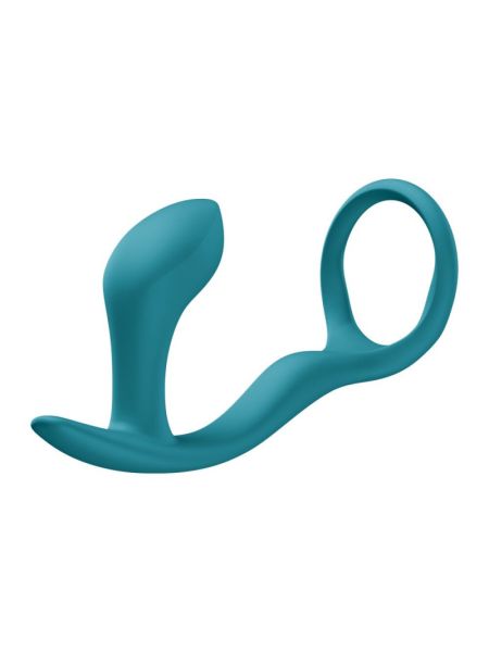 Анальна пробка з ерекційним кільцем Fun Factory BOOTIE RING Bottle Green