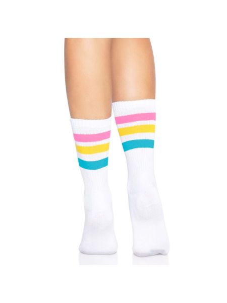 Шкарпетки жіночі в смужку Leg Avenue Pride crew socks Pansexual, 37–43 розмір