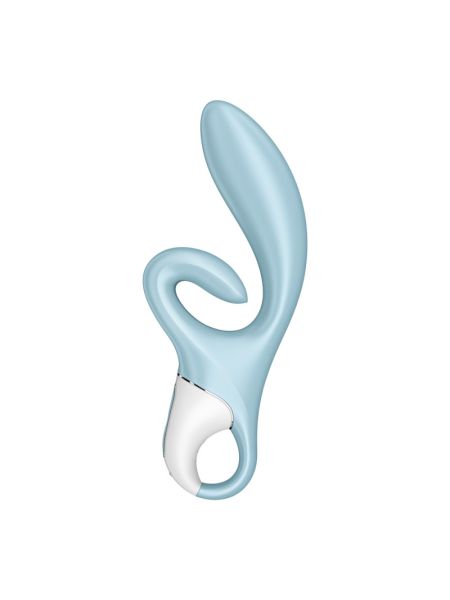 Вібратор-кролик Satisfyer Touch Me Blue, подвійний відросток, 3 потужні мотори