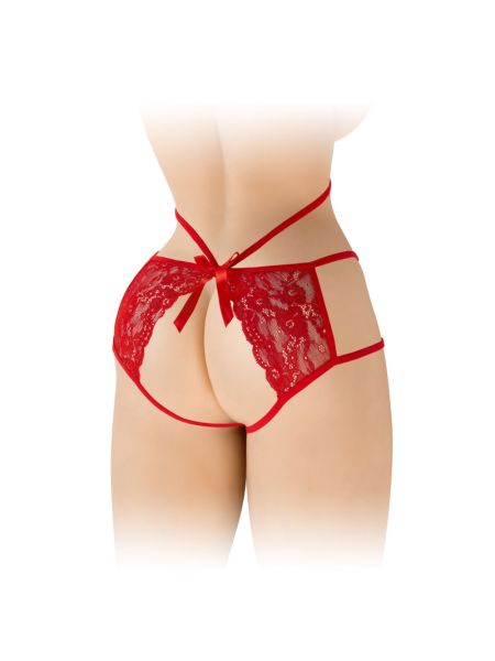 Трусики з відкритою попкою Fashion Secret Nadia Red