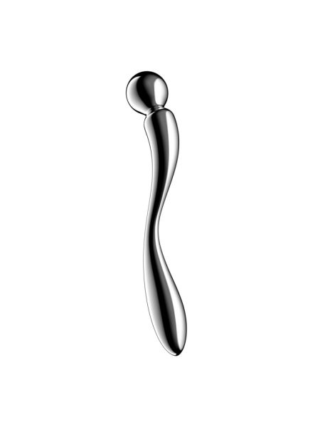 Металевий дилдо Satisfyer Star Force 2, двосторонній, можна нагрівати та охолоджувати
