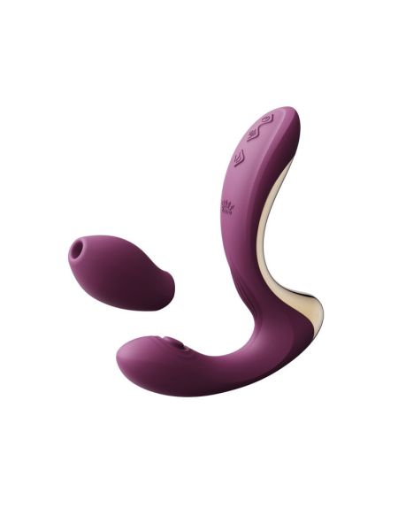 Вібратор-пульсатор з вакуумною насадкою Zalo – Talis G-Spot PulseWave Vibrator Velvet Purple