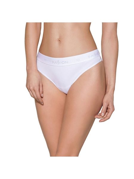 Трусики-бразиліана з бавовни Passion PS005 PANTIES L, white