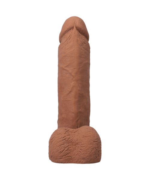 Фалоімітатор Doc Johnson The Realistic Cock ULTRASKYN - 8 Inch with Balls Caramel
