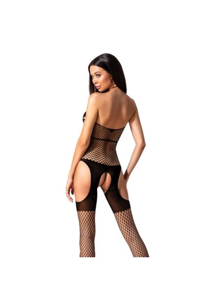 Бодістокінг з імітацією панчох Passion BS079 black