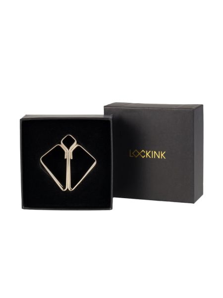 Затискачі для сосків LOCKINK Minimalism Nipple Clamps, золотисті
