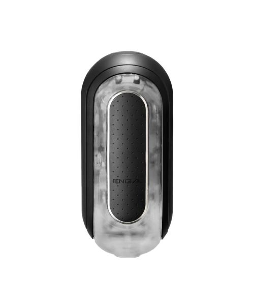 Мастурбатор Tenga Flip Zero Black, змінна інтенсивність стимуляції, розкладний
