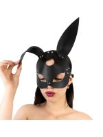 Шкіряна маска Зайчика Art of Sex - Bunny mask, колір Чорний