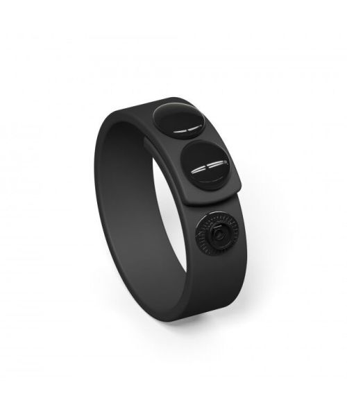 Регульоване ерекційне кільце на кнопках Love To Love HERO RING - BLACK ONYX