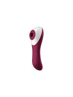 Вакуумний стимулятор із вібрацією Satisfyer Dual Crush Wine Red