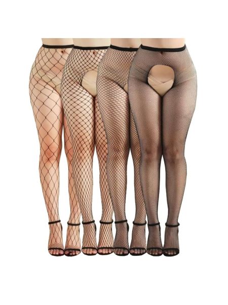 Комплект колготок JSY WW7040-open Black One Size (4 шт)
