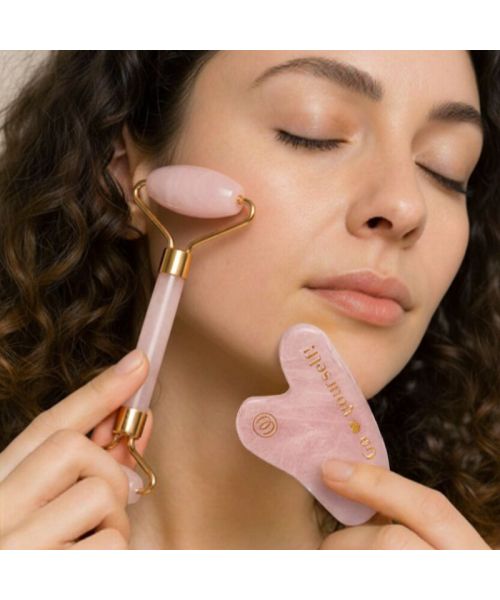 Набір масажерів гуаша Womanizer Gua Sha Set, ролер та скребок