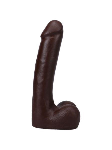 Фалоімітатор Doc Johnson The Realistic Cock ULTRASKYN - 9 Inch with Balls Chocolate