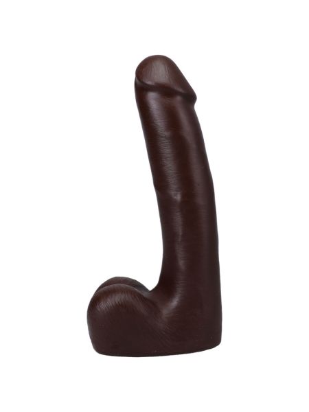 Фалоімітатор Doc Johnson The Realistic Cock ULTRASKYN - 9 Inch with Balls Chocolate
