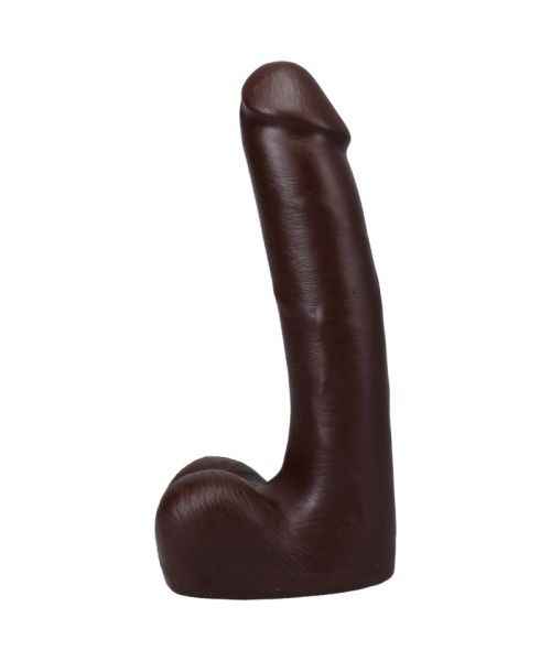 Фалоімітатор Doc Johnson The Realistic Cock ULTRASKYN - 9 Inch with Balls Chocolate