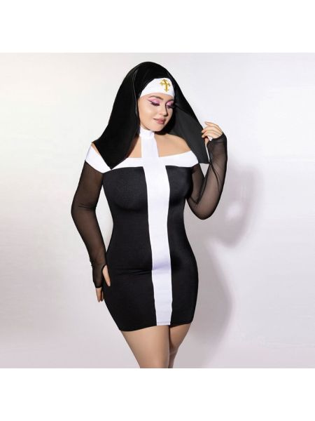 Еротичний костюм монашки JSY P61130 Plus Size