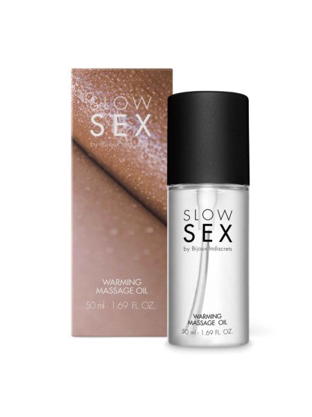 Розігрівальна їстівна масажна олія Bijoux Indiscrets Slow Sex Warming massage oil