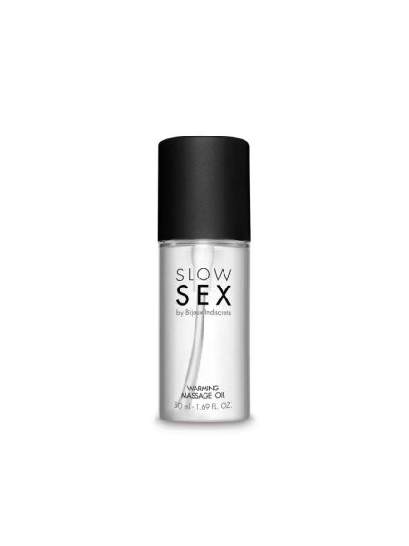 Розігрівальна їстівна масажна олія Bijoux Indiscrets Slow Sex Warming massage oil