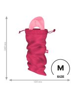 Мішечок для секс-іграшок Satisfyer Treasure Bag M, рожевий, на шнурку