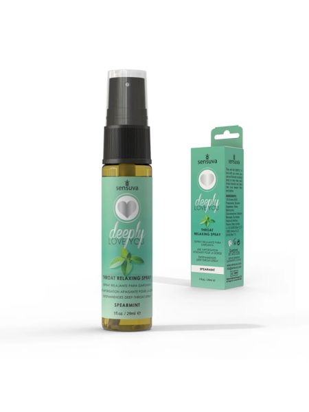 Спрей для мінету Sensuva Deeply Love You Spearmint (29 мл), для глибокого мінету