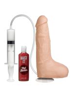 Фалоімітатор, що кінчає Doc Johnson The Realistic Cock ULTRASKYN - Squirting 9,5 Inch Vanilla