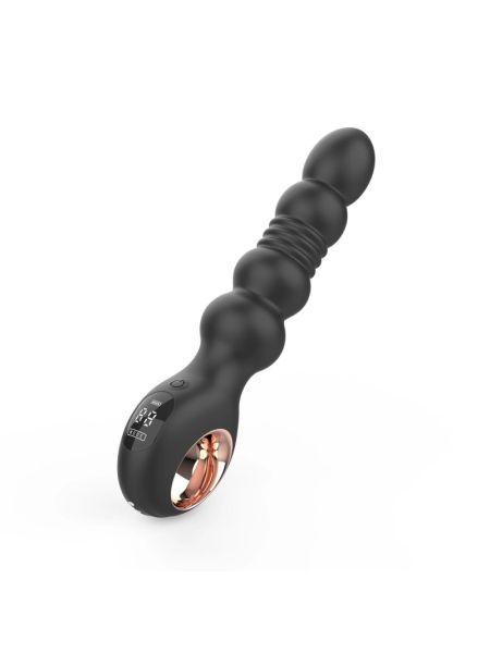 Анальний вібратор з пульсацією Loviss Thor Thrusting Anal Plug, 2 мотори