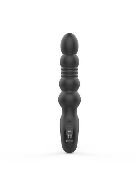 Анальний вібратор з пульсацією Loviss Thor Thrusting Anal Plug, 2 мотори