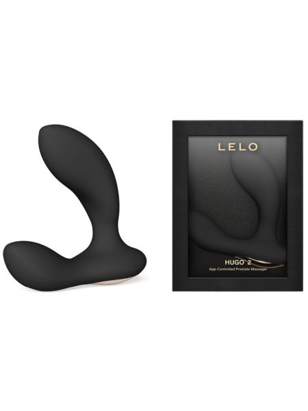 Смарт-масажер простати LELO Hugo 2 Black, 2 мотори, підвищена потужність