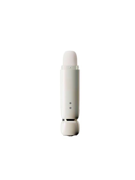Вакуумний кліторальний стимулятор Zalo Lia Floral White, 3 насадки, 3 режими, різна інтенсивність
