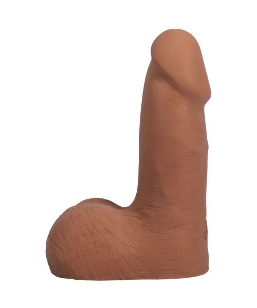 Фалоімітатор Doc Johnson The Realistic Cock ULTRASKYN - 5 Inch with Balls Caramel