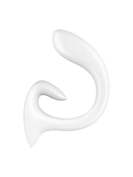Вагінально-кліторальний вібратор Satisfyer G for Goddess 1 White, 2 мотори