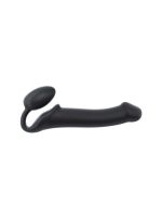 Безремінний страпон Strap-On-Me Black XL, повністю регульований, діаметр 4,5 см