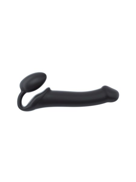 Безремінний страпон Strap-On-Me Black XL, повністю регульований, діаметр 4,5 см