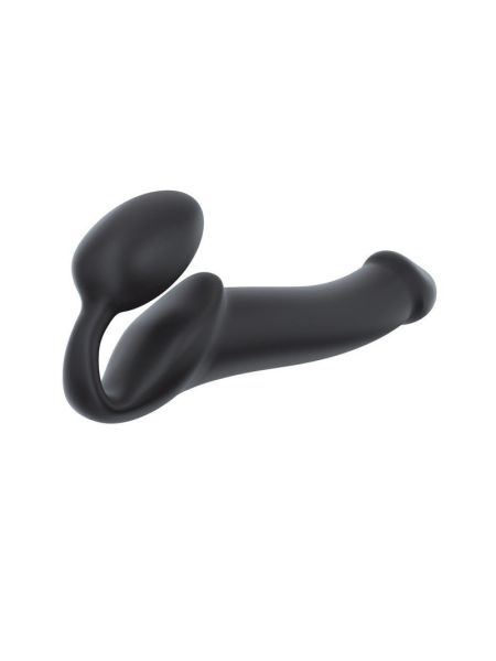 Безремінний страпон Strap-On-Me Black XL, повністю регульований, діаметр 4,5 см