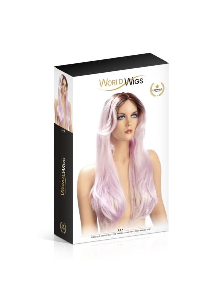 Перука World Wigs AYA LONG TWO-TONE MAUVE