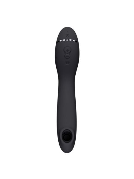 Вакуумний стимулятор для точки G та клітора з вібрацією Womanizer OG Dark Grey, 12 рівнів, 3 режими