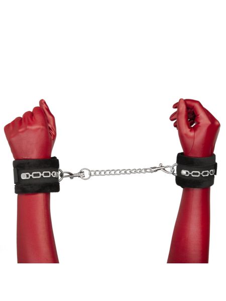 Наручники Punishment - Crystal Detail Handcuffs - Black